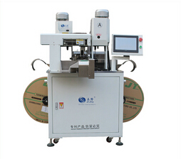 全自動(dòng)雙頭壓著機(jī)，剝線速度那是杠杠的